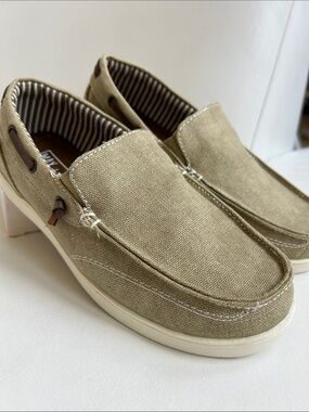 Max + Jake “Walt “Taupe Slip On Boat Shoes